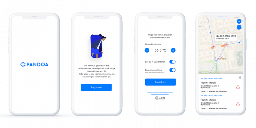 Pandoa App Design